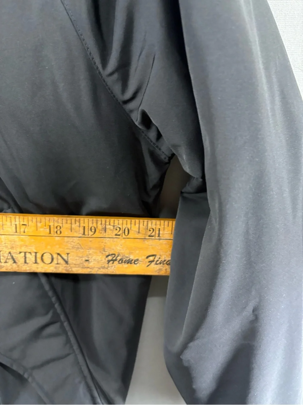 Levis Jacket Mens Small Black Full Zip Quilted Lined Orange Bomber Flight